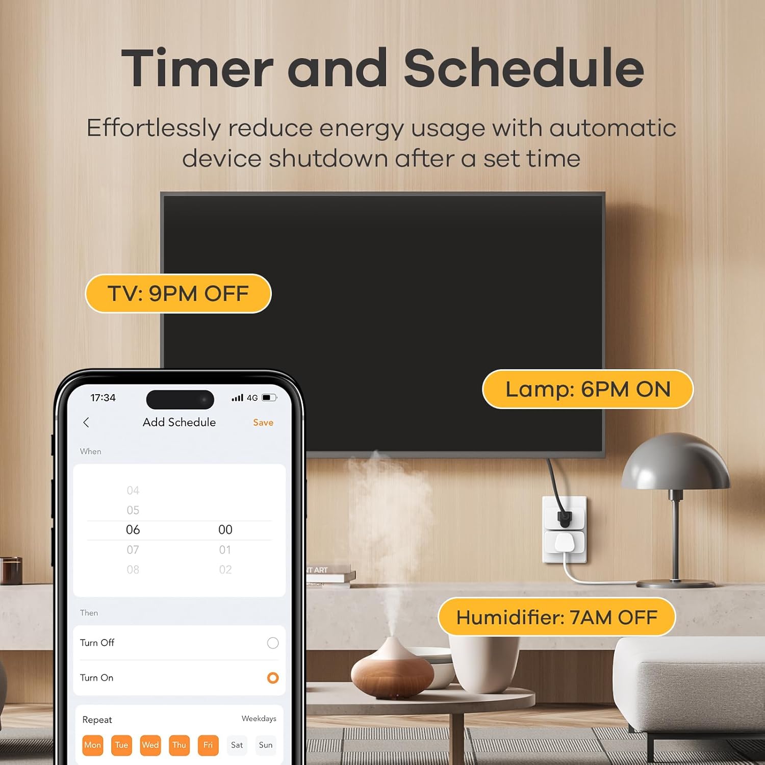 Linkind Matter Smart Plug – Works with Alexa, Siri, Google Home (2 Pack)